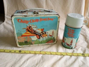 Vintage 1968 Chitty Chitty Bang Bang Lunchbox & Thermos – thermos near mint. - Picture 1 of 14
