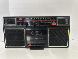 General Electric Vintage Boom Box Model 3-5452A Needs Work See Description  - Picture 1 of 6