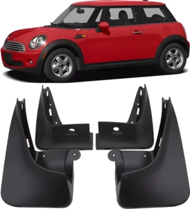 Genuine Full Set Splash Guards Mud Flaps For 2006-2013 Mini Cooper S / One R56 - Picture 1 of 9