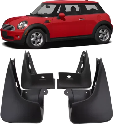 Genuine Full Set Splash Guards Mud Flaps For 2006-2013 Mini Cooper S / One R56 - Image 1 of 4