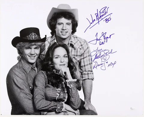 1979-1985 John Schneider Wopat Bach Dukes of Hazzard Signed 16x20 Photo (JSA) Cover