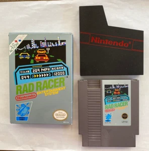 Rad Racer (Nintendo NES, 1987) box and cart Listing#1 - Picture 1 of 3