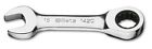 Beta Tools 142 C17 Stubby/Short Ratchet Combination Wrench 17 x 17mm 001420117