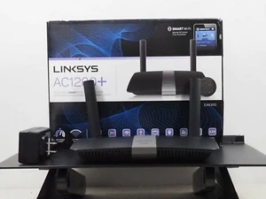 Linksys AC1200+ Dual Band SMART Wi-Fi Gigabit Router Model EA6350 - Picture 1 of 6