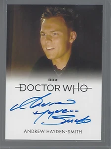 Doctor Who Serie 5-7 Andrew Hayden-Smith (Full Bleed) Autógrafo - Imagen 1 de 1
