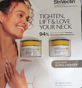 StriVectin TL Advanced Tightening Neck Cream Plus Size 1 oz 30 ml Lot of 2 jars - Picture 1 of 2