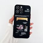 Street Fashion Silicone iPhone 15 Pro Max Case - Card Holder, Camera Protection