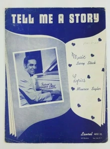 Vintage Sheet Music ~ Tell Me A Story ~ 1948 ~ Frankie Carle Cover - Picture 1 of 3