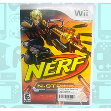 Nerf N-Strike Game Only Nintendo Wii-Complete Very Good Condition