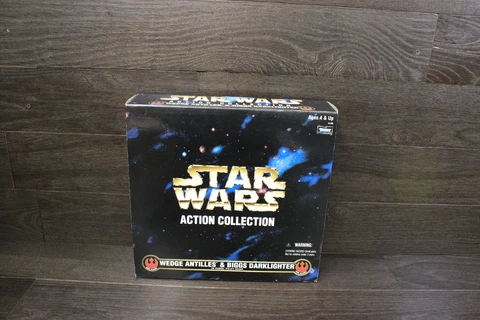 WEDGE ANTILLES & BIGGS DARKLIGHTER — Star Wars Collector Series 12 Inch Kenner Cover