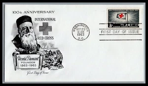 US FDC # 1239 5c Int. Red Cross  Artmaster  1963, 9L179 - Picture 1 of 1