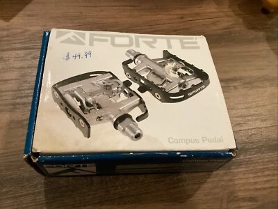 Forte Campus PBS bicycle Pedals, Dual-Sided, w/ Cleats 400003886784 00-1473 - Image 1 of 4