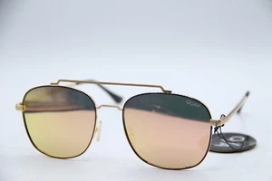 QUAY AUSTRALIA TO BE SEEN 111 GOLD MIRRORED AUTHENTIC FRAMES SUNGLASSES - Picture 1 of 5