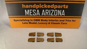 1980-1985 CADILLAC SEVILLE WOODGRAIN DOOR PULL COVER ESCUTCHEON SET - 8 PC - Picture 1 of 6