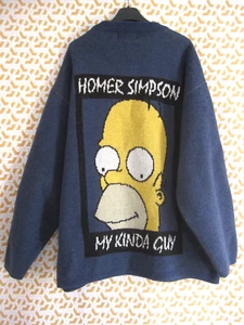 Pull The Simpsons Homer maille Vintage 90'S Hiver Homme - XL - Imagen 1 de 6