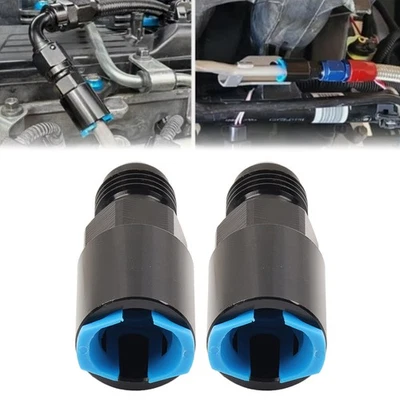 6AN Stecker auf 3/8" Buchse SAE Schnelltrenn-Push-On EFI-Kraftstoffverteiler gz - Image 1 of 4