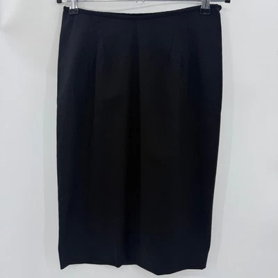 Falda lápiz elástica Jean Paul Gaultier para mujer talla 10 negra carrera silenciosa lujo Foto 1 de 4