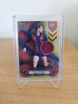 Steve Archibald Patch Topps Team Set Fc Barcelona 2023/24 - Imagen 1 de 2