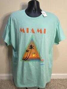 ALTRU MEN'S CASUAL GRAPHIC T- SHIRT MIAMI MINT GREEN SZ XL $59 - Picture 1 of 8
