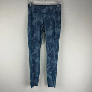 Collant Lululemon Illusion Tidal Teal Speed Up atletico tempo libero taglia 6 - Foto 1 di 8
