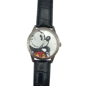 Reloj Hombre Disney Mickey Mouse 43mm Edición Limitada Correa Cuero - Batería Nueva - Imagen 1 de 9