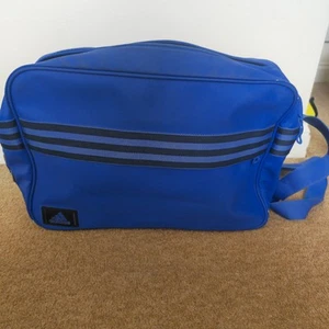 Adidas Vintage Blue Sports Bag - stylowy i funkcjonalny - Picture 1 of 7