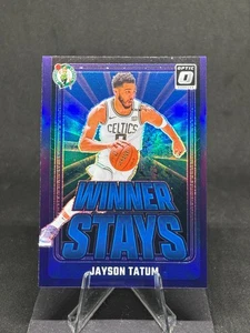 Jayson Tatum 2024-25 Donruss Optic Winner Stays Purple Prizm #2 Boston Celtics - Picture 1 of 2