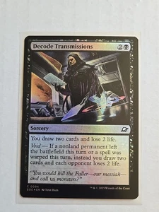 Decode Transmissions (Foil) - Edge of Eternities - NM - MTG Magic Common Sorcery - Picture 1 of 1