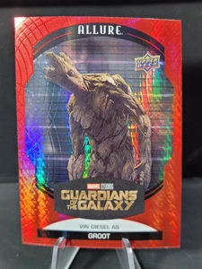 VIN DIESEL as Groot 2022 Upper Deck Marvel Allure Red Prism - Picture 1 of 3