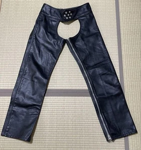 vanson leather chaps snap button size 24 - Picture 1 of 24