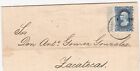 MEXICO 1875 25 CENTS ON COVER TO ZACATECAS (J515)