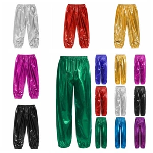 Kids Girls Boys Pants Daily Trousers Athletic Sweatpants Gymnastic Tights Harem - Picture 1 of 86