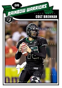 ACEO COLT BRENNAN HAWAII RAINBOW WARRIORS CUSTOM HAND MADE ART CARD - Picture 1 of 2