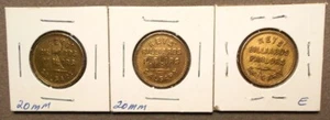 Canada Amusement: Calgary, Keys’ Billiard Parlors (Same) + Same With 5c count - Picture 1 of 2