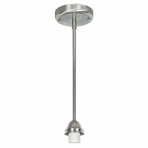 Satin Nickel Stem Pendant Contemporary K1018-80 Sunset Lighting & Fan Adj Height - Image 1 of 3