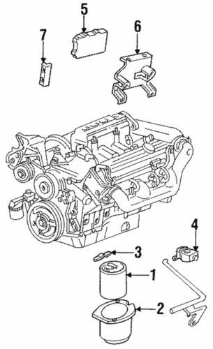Módulo de control del motor Pontiac Buick genuino GM 1994-1996 remanufacturado 88963804 Foto 1 de 1