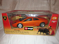 Burango 1:18 Lamborghini Murcielago Die Cast Car Vehicle Orange Santa Agata 