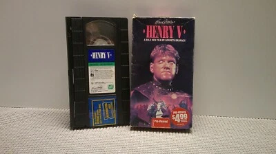 Henry V VHS 1990 Kenneth Branagh Christian Bale Emma Thompson Foto 1 de 4