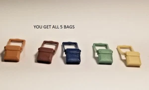 LEGO Minifigure Purse Lot of 5 Long Shoulder Bag Messenger Delivery Briefcase - Picture 1 of 1