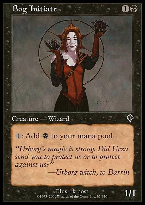 MTG - Bog Initiate - Invasion - NM, English Magic FLAT RATE SHIP - Image 1 of 1