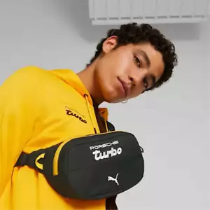 Porsche Legacy Puma Turbo Taille Bum Tasche - schwarz - UK LAGER UK VERKÄUFER - Bild 1 von 6