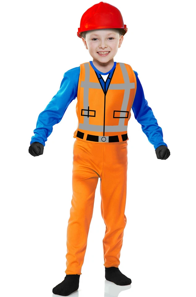 The Builder Toy Construction Worker Child Costume - Image 1 of 1