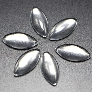 Craft DIY Transparent Clear Horse Eye Dome Flatback Glass Cabochons Covers Find - Picture 1 of 11