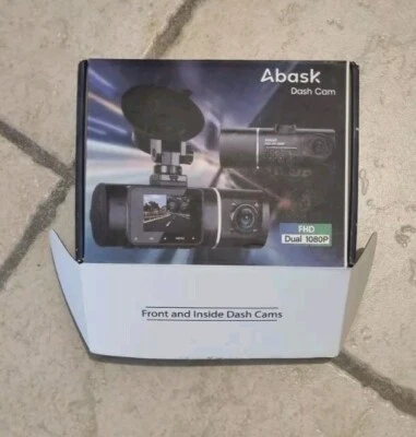 Dashcam FHD 1080P+1080P Dual Abask J05 - Immagine 1 di 3