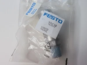 (NEW) FESTO 12639 U-1/4-B-NPT Pneumatic Muffler - Picture 1 of 3