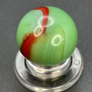 Rainbo Green Base Peltier Dragon Marble Vintage Marbles 0.591”