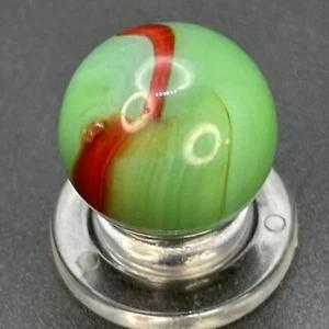 Rainbo Green Base Peltier Dragon Marble Vintage Marbles 0.591” - Picture 1 of 12
