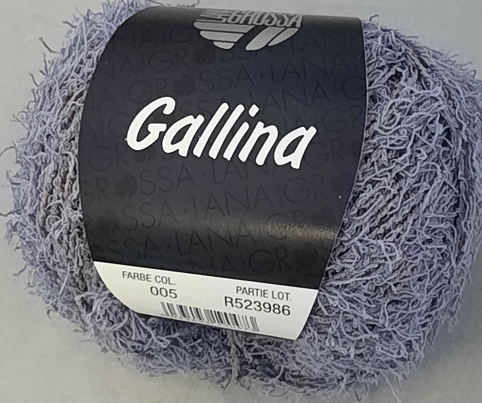 (119 € /kg):  50 g LG GALLINA, effektvolles Fransengarn, Fb. 005 #5057 - Bild 1 von 1