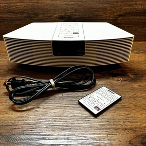 Bose Wave Music System AWR1-1W AM/FM Radio Alarm Clock + Remote Tested READ ME - Picture 1 of 18
