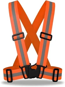 Bretelle di Sicurezza Riflettenti|Stende da Lavoro con Striscia Riflettente Hi Viz Hold u - Foto 1 di 15